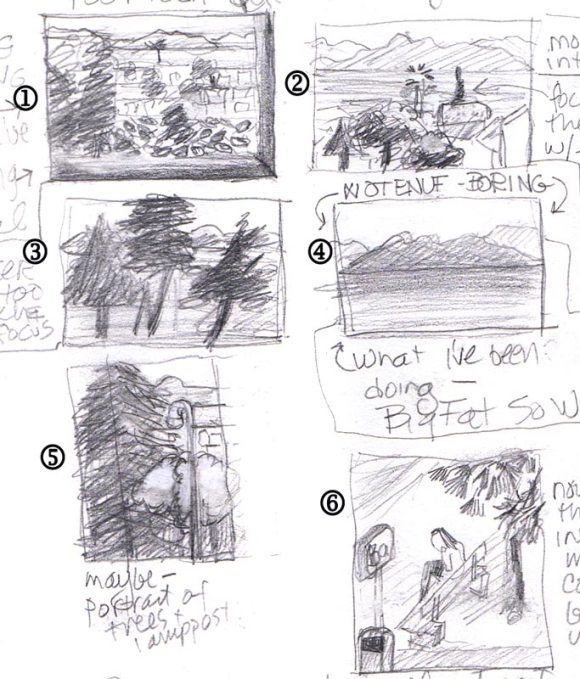 Thumbnails of BART view