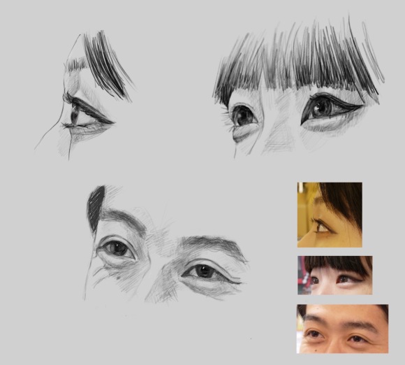 More Eyes, sketched in Procreate on the iPad